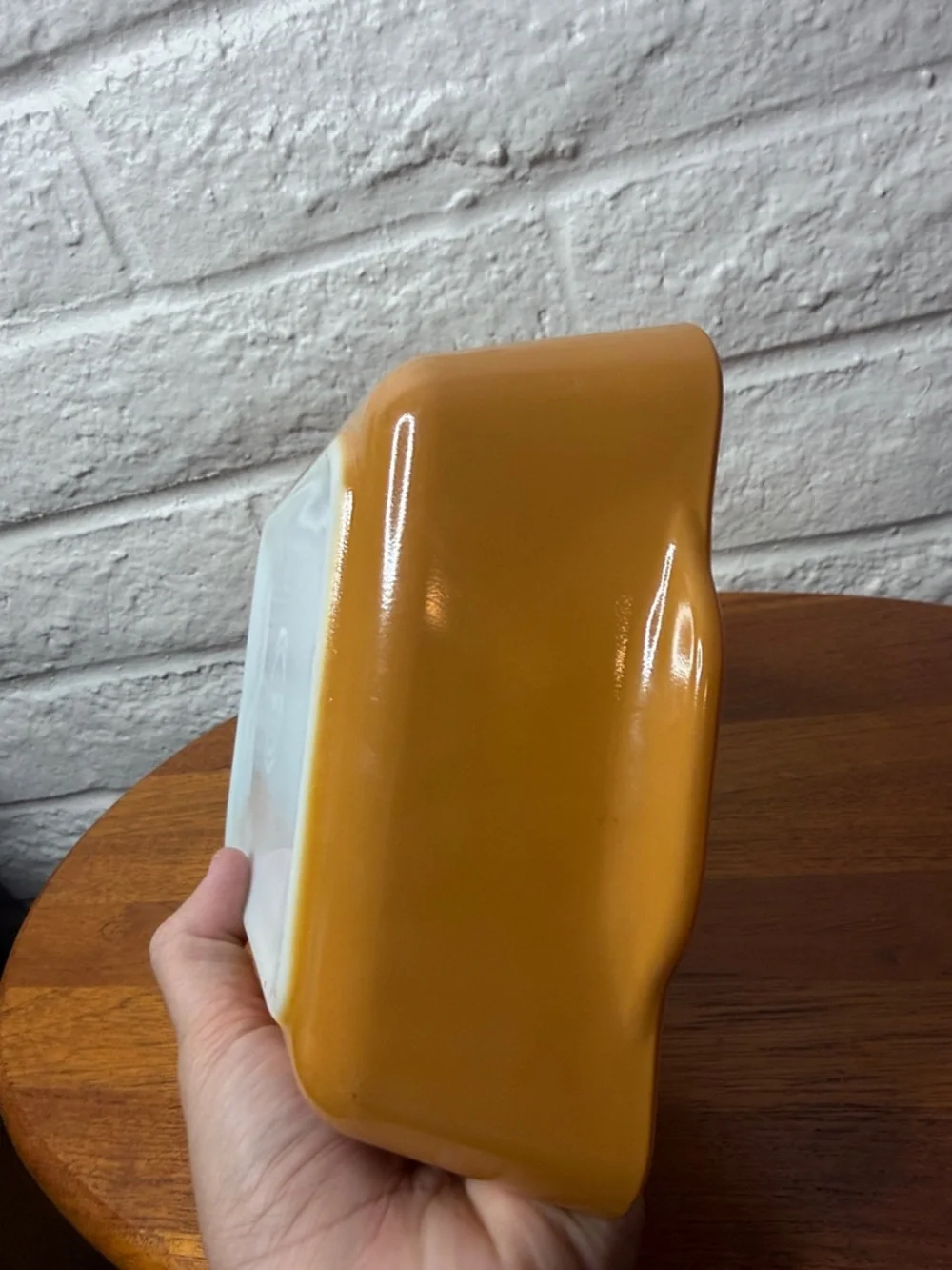 Pyrex Old Orchard Fridgie with Lid 503 Good Vintage Condition